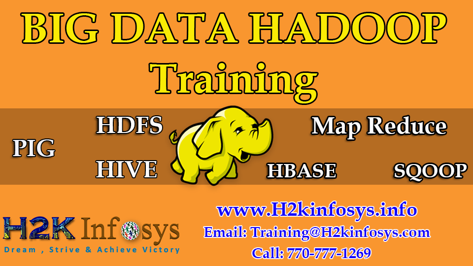 Big Data Hadoop Online Training Big Data Hadoop Online Training