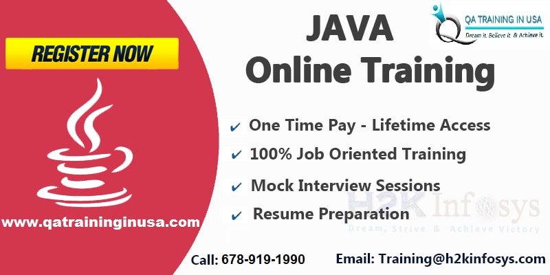 Java Online Training by QA Training in USA Java Online Training by QA Training in USA