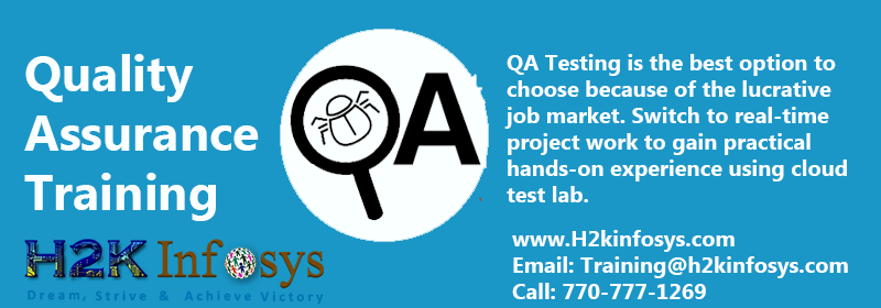 QA Training Classes and Placement Assistance