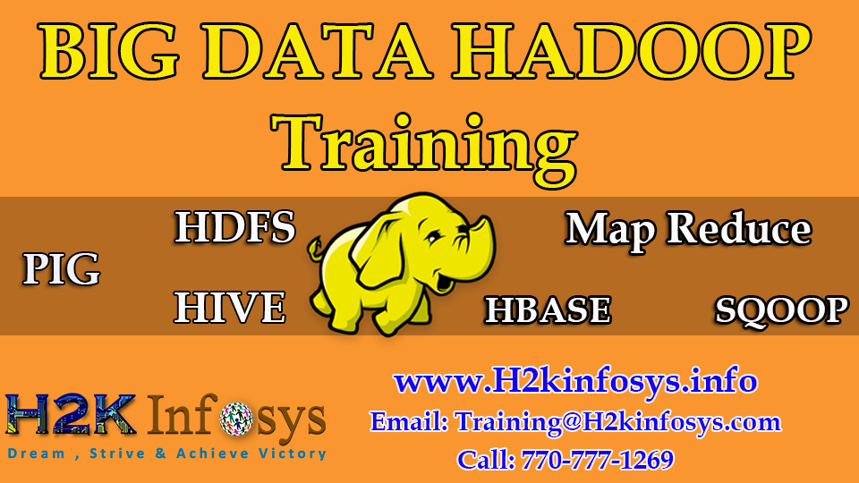 Big Data Online Training Classes