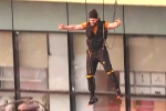 Agent in Vijayawada, Agent latest, akhil s daredevil stunts for agent, Pvp