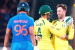 Australia vs india ODI, India match updates, australia won by 66 runs in the third odi, Glenn maxwell