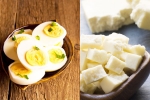 Boiled Eggs vs Paneer Cubes best, Boiled Eggs vs Paneer Cubes comparison, boiled eggs vs paneer cubes best option as protein snack, Eggs