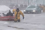 Bomb cyclone USA visuals, Bomb cyclone USA pictures, bomb cyclone continues to batter usa, Americans