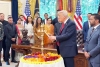 Donald Trump Celebrates Diwali at White House Donald Trump Celebrates Diwali at White House