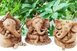 how to make ganesha with clay step by step, which clay is used for making ganesha, how to make eco friendly ganesh idol from clay at home, Ganesh idol
