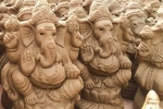 Making of Ganesha, eco friendly Ganesha, 10 simple steps to make eco friendly ganesha at home, Clay ganesha