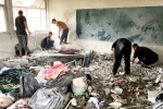 Israel Hamas school attack, attack on Palestinians, israel strike on school dozens killed, School children