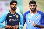 Mohammed Siraj matches, India Vs South Africa, mohammed siraj replaces injured jasprit bumrah, Dinesh karthik