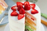 simple, rainbow cake, rainbow cake easy recipe make at home, Vanilla
