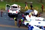 Texas Road accident videos, Texas Road accident videos, texas road accident six telugu people dead, Lakshmi