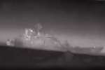 Cesar Kunikov breaking, Russian Landing Ship, ukraine drone damages russian landing ship, Sink