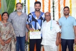 Varun Tej 12 launch, Varun Tej 12 launch, varun tej s 12th film launched, Naga babu