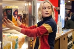 captain marvel, captain marvel imdb, captain marvel star brie larson surprises her fans in amc theaters by serving popcorn, Brie larson