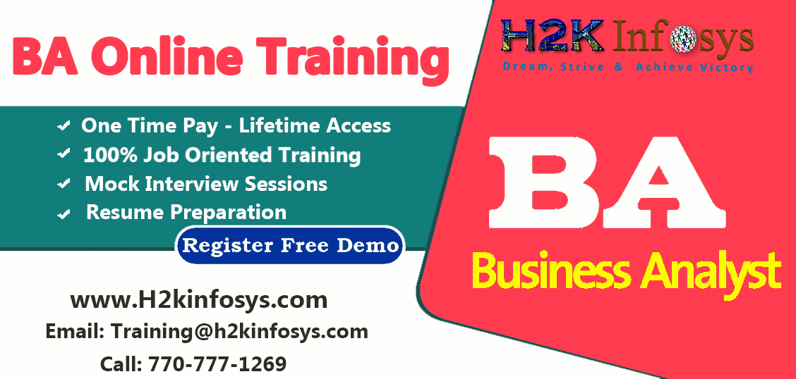 Professional Business Analyst(BA) Online Training