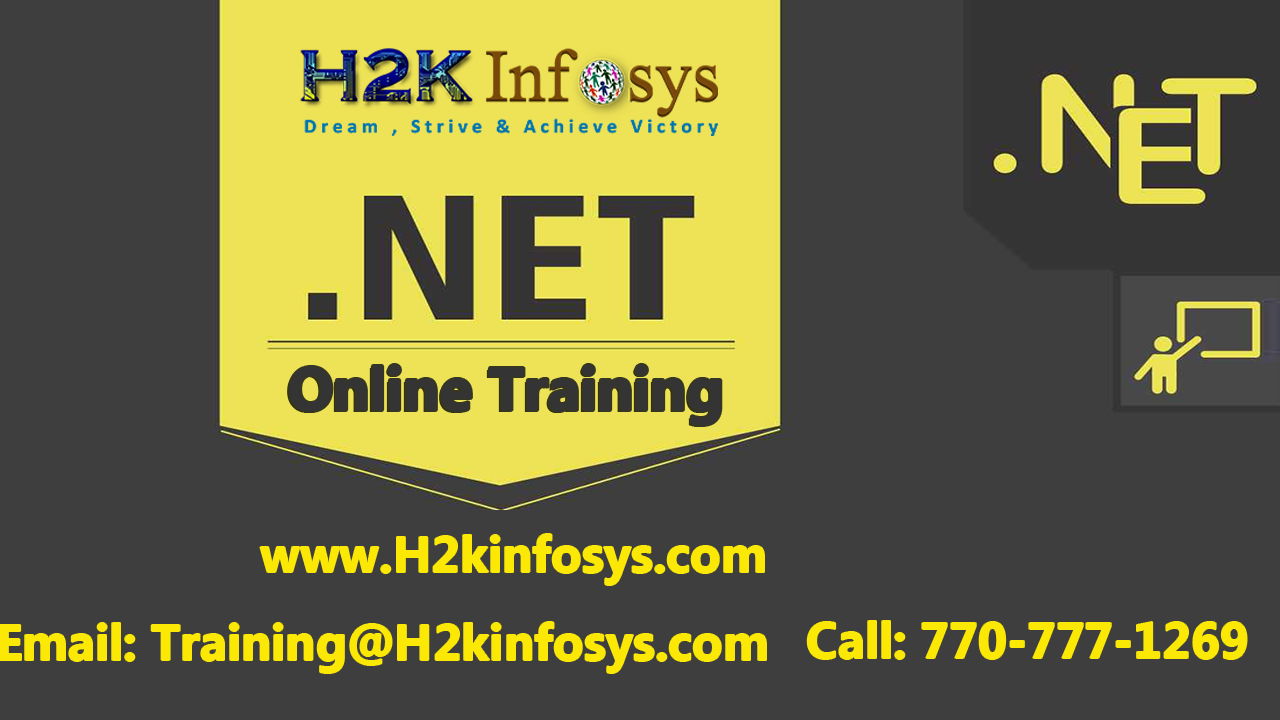  .Net Online Training-Attend free DEMO classes 