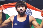 Bajrang Punia at Madison Square Guarden, Bajrang Punia at Madison Square Guarden, indian wrestler bajrang punia appeals indians to support him at madison square garden, Khel ratna