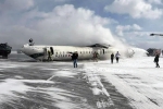 Delta aircraft Toronto Airport complete report, Delta aircraft Toronto Airport, delta aircraft flips upside down on landing at toronto airport, Cnn tv