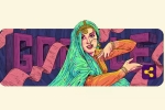 86th birth anniversary, madhubala doodle, google celebrates madhubala s 86th birth anniversary, Google doodle