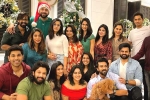 Mega heroes Christmas latest, Sai Dharam Tej, mega heroes bond over christmas party, Siri