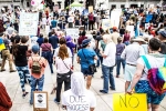 USA Protests against Trump, USA Protests against Trump breaking updates, thousands of protesters take to streets in usa against trump s policies, Donald trump