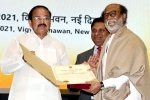 Rajinikanth new awards, Rajinikanth upcoming projects, rajinikanth conferred with dadasaheb phalke award, Venkaiah naidu