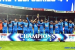 India Vs Australia T20 series winner, India Vs Australia T20 series highlights, t20 series india beat australia by 4 1, Aaron